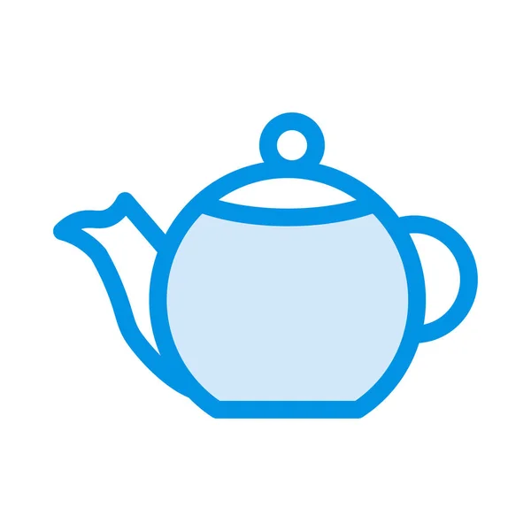 Teapot Icon Vector Illustration — Stock Vector