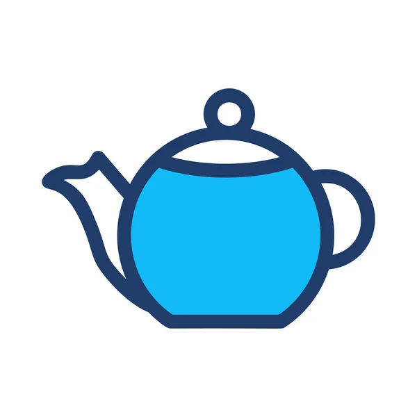 Teapot Icon Vector Illustration — Stock Vector