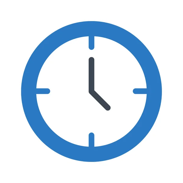 Uhr Web Icon Vektor Illustration — Stockvektor