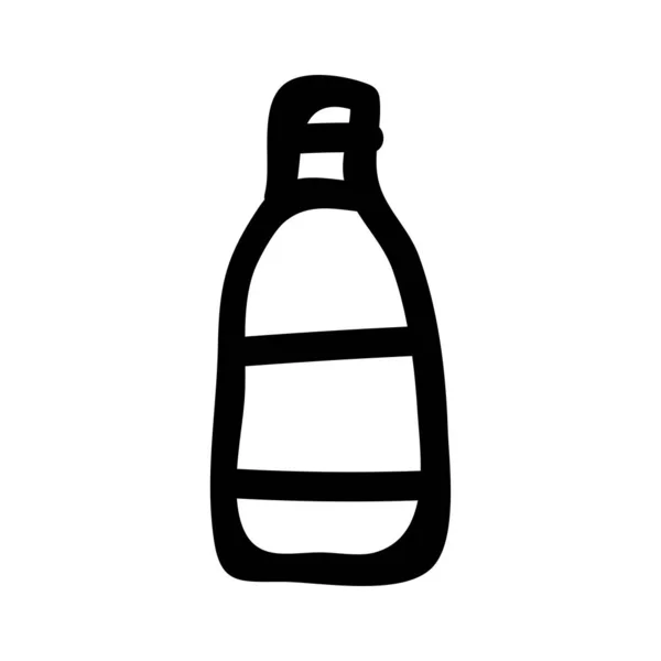 Bottiglia Icona Web Illustrazione Vettoriale — Vettoriale Stock