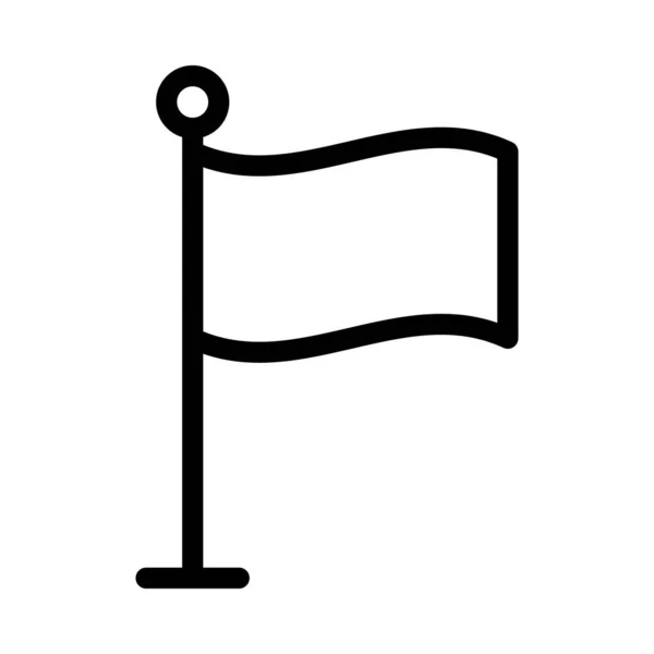 Σημαία Web Εικονίδιο Εικονογράφηση Διάνυσμα — Διανυσματικό Αρχείο