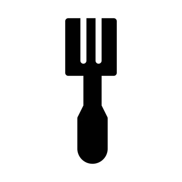 Spatula Flat Icon Vector Illustration — Stock Vector