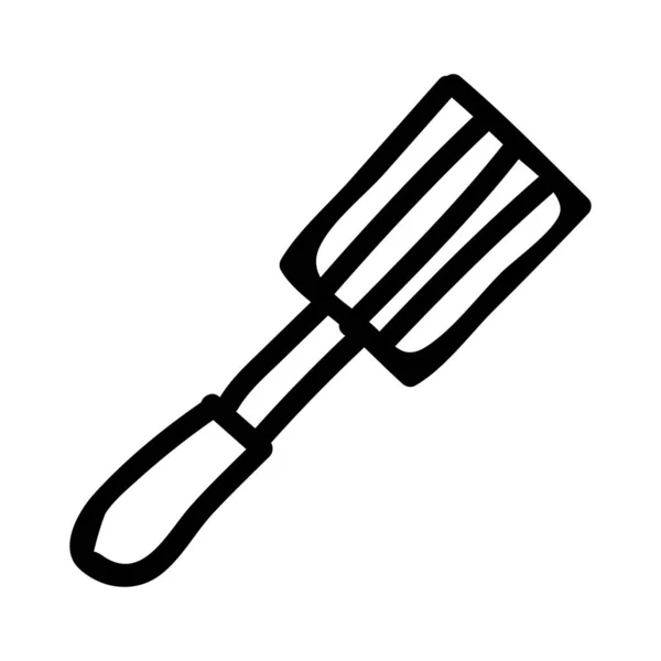 Schneebesen Flaches Symbol Vektor Illustration — Stockvektor