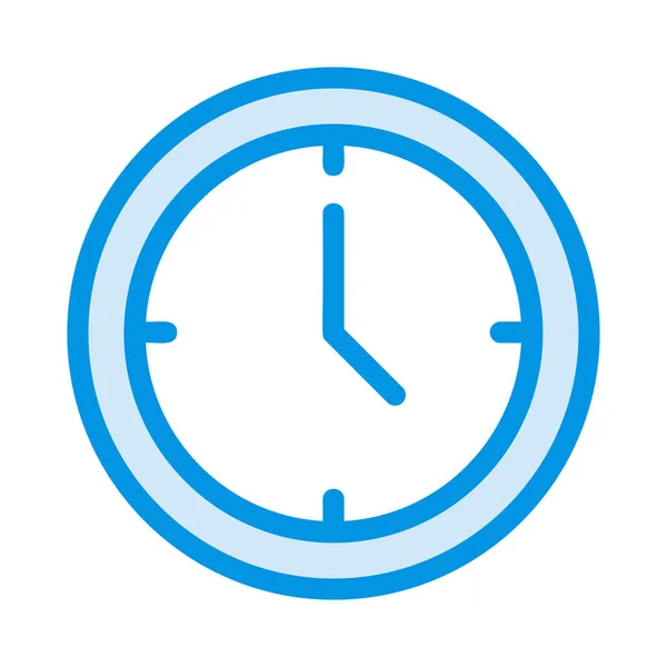 Uhr Web Icon Vektor Illustration — Stockvektor