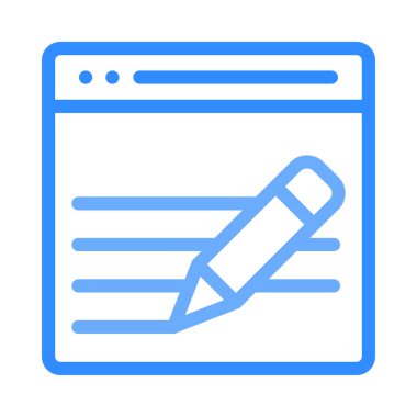 Web bağlantı vektör renk simgesi