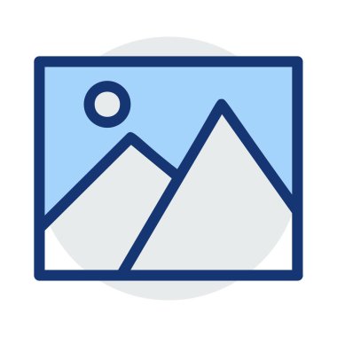 Web bağlantı vektör renk simgesi