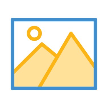 Mavi web renk tasarım simgesi geliştirme için 