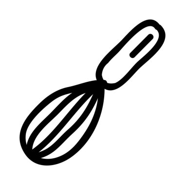 çırpma teli düz simgesi beyaz arka plan, vektör, illüstrasyon izole