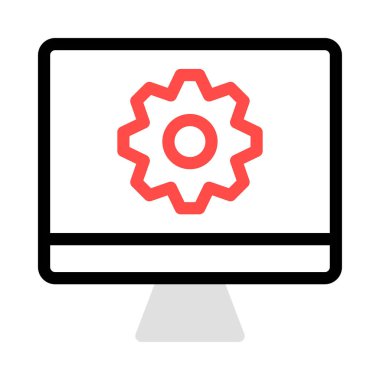 Web bağlantı vektör renk simgesi