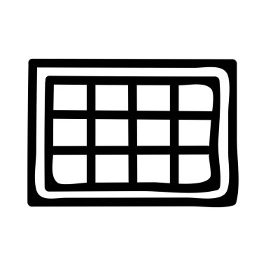 buz küp tepsi düz kutsal kişilerin resmi, vektör, illüstrasyon