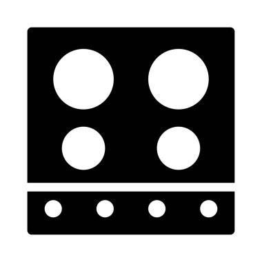 soba düz simgesi, vektör, illüstrasyon