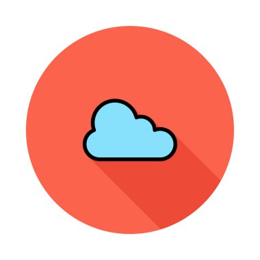 Web bağlantı renk simgesi. Vektör çizim