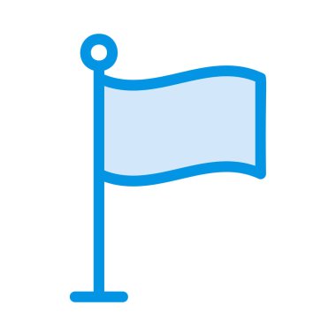 bayrak web simge vektör çizim 