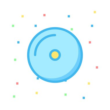 Web bağlantı vektör renk simgesi