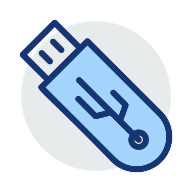 Web bağlantı vektör renk simgesi