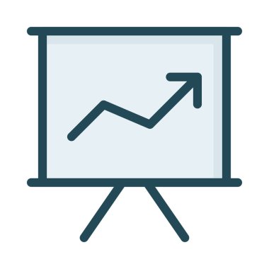 Web bağlantı renk simgesi. Vektör çizim