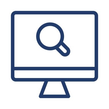 Mavi web renk tasarım simgesi geliştirme için 