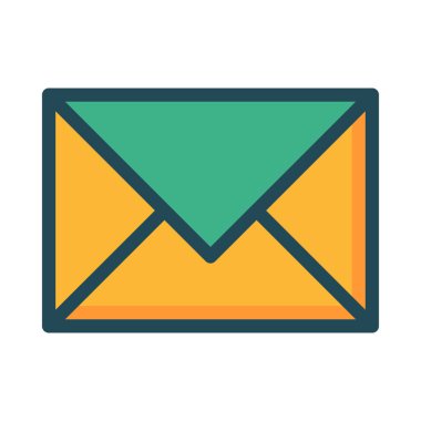 Web bağlantı renk simgesi. Vektör çizim