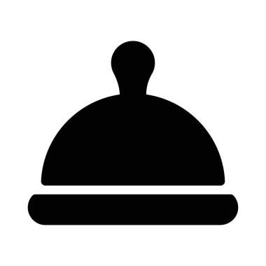 Restoran, yemek düz simgesi, vektör, illüstrasyon