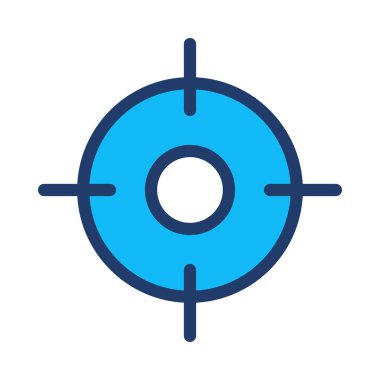 Mavi web renk tasarım simgesi geliştirme için 