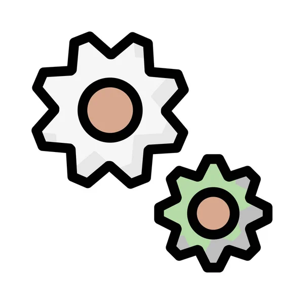 Ikona Kolor Web Ilustracja Wektorowa — Wektor stockowy