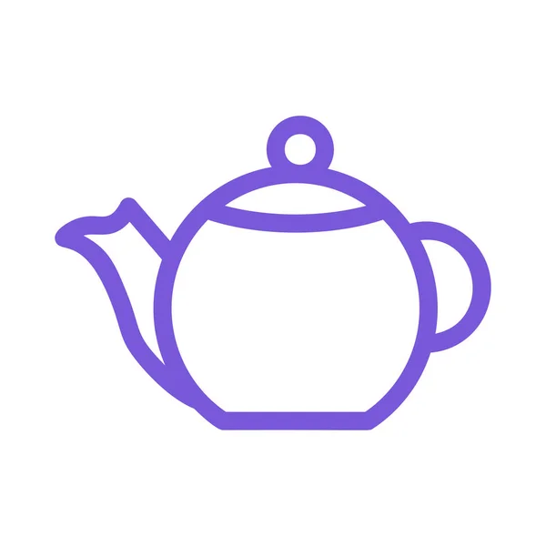 Teapot Icon Vector Illustration — Stock Vector