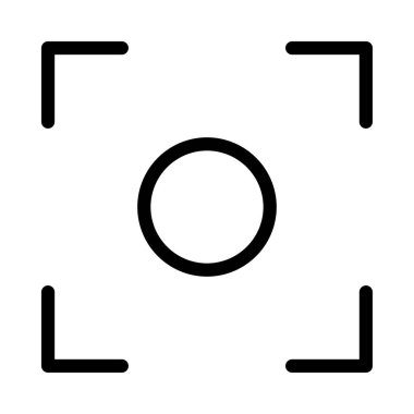 kamera simgesi vektör illüstrasyonu 