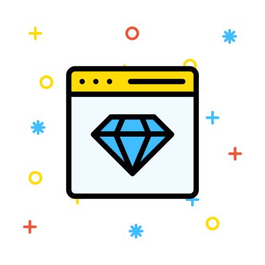 Web renk tasarım simgesi geliştirme için 