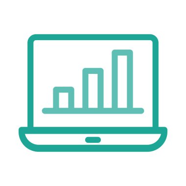 Diyagram simgesi vektör illüstrasyonu