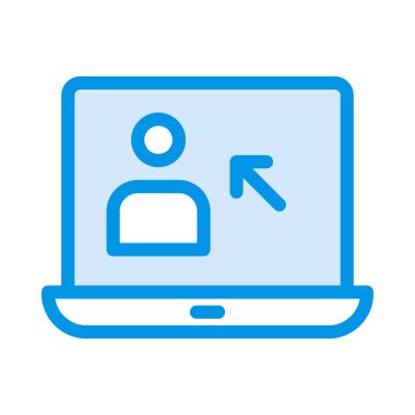 bilgisayar simgesi vektör illüstrasyonu 