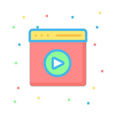 Web renk tasarım simgesi geliştirme için 