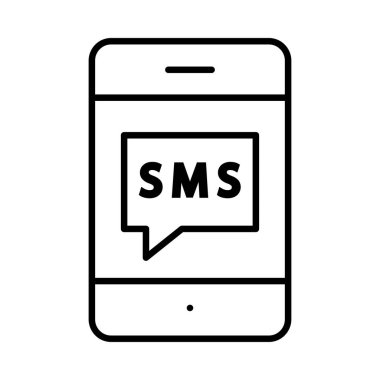  sms kutsal kişilerin resmi, vektör çizim ile Smartphone 