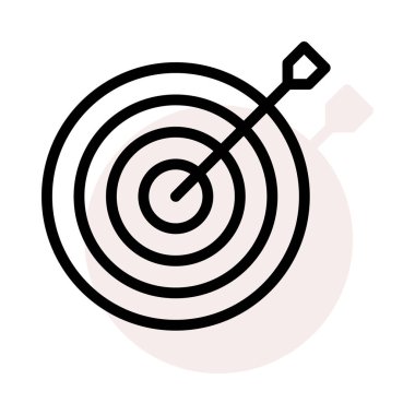 hedef simge vektör illüstrasyonu 