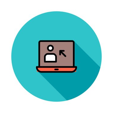 bilgisayar simgesi vektör illüstrasyonu 