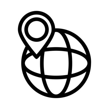 İşaretçi düz simgesi, vektör çizim 