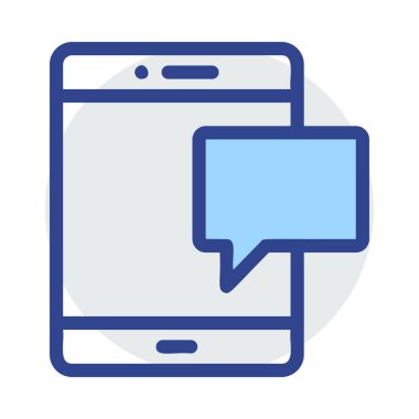 Mavi web renk tasarım simgesi geliştirme için 