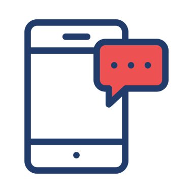  Smartphone Simgesi, vektör illüstrasyonu 