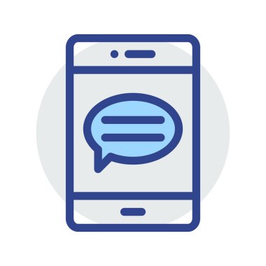 Mavi web renk tasarım simgesi geliştirme için 