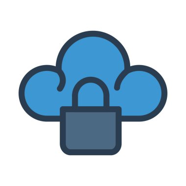 bellek bulut vektör çizim 