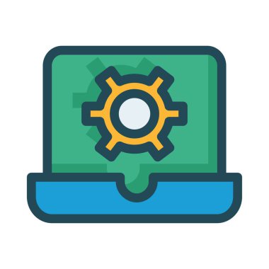 Web geliştirme için mobil tasarım simgesi. Vektör çizim