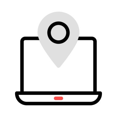 Mavi web renk tasarım simgesi geliştirme için 