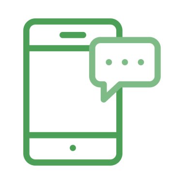  Smartphone Simgesi, vektör illüstrasyonu 