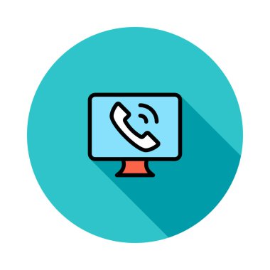 Web geliştirme için mobil tasarım simgesi. Vektör çizim