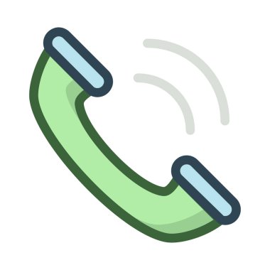 Web geliştirme için telefon simgesi. Vektör çizim