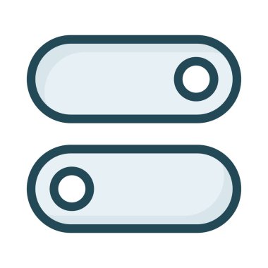 düğme simge vektör çizim 