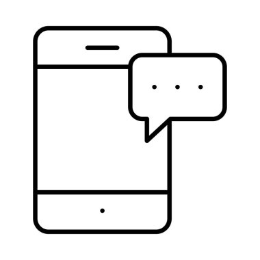  Smartphone Simgesi, vektör illüstrasyonu 