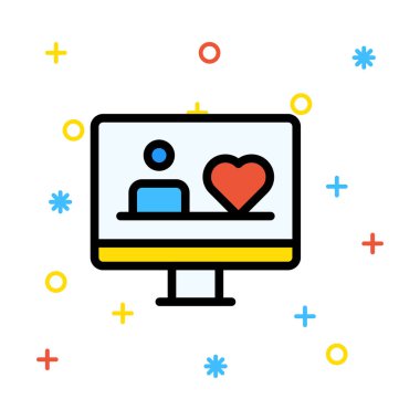 Web renk tasarım simgesi geliştirme için 