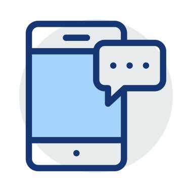  Smartphone Simgesi, vektör illüstrasyonu 