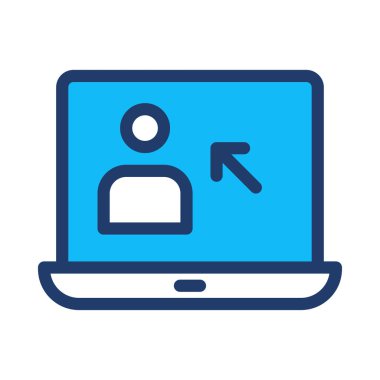 bilgisayar simgesi vektör illüstrasyonu 