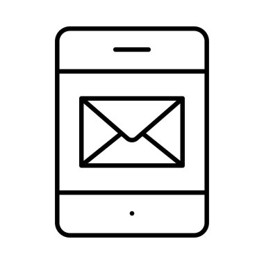 Web geliştirme için mobil tasarım simgesi. Vektör çizim